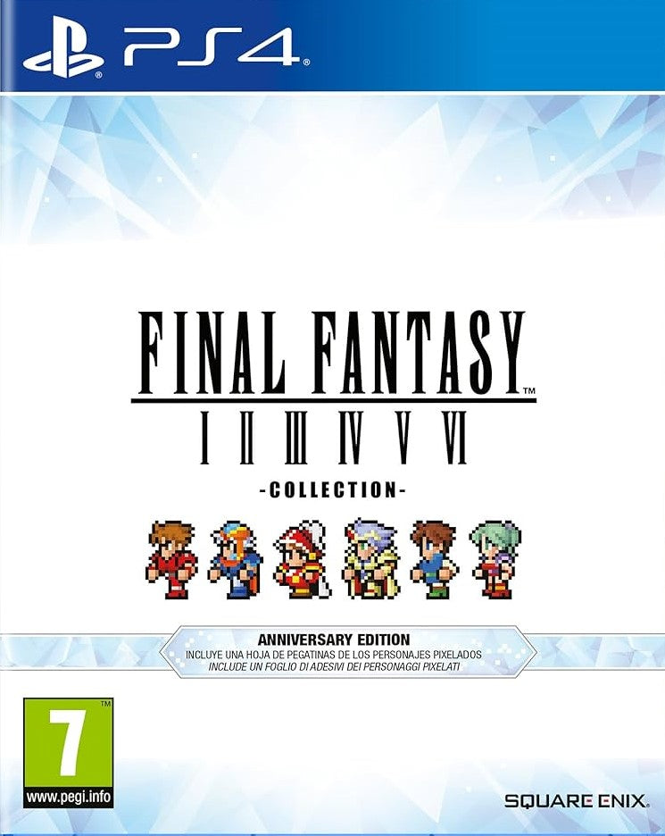 Final Fantasy I - Vi Collection Anniversary Edition PS4 UK/FR Usato2 Final Fantasy I - Vi Collection Anniversary Edition PS4 UK/FR Usato2